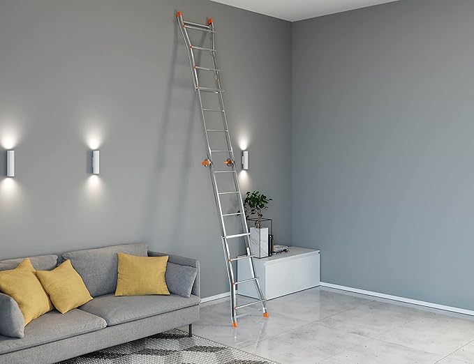 Telescopic ladder Colombo Pratic 4+4 Steel (PRATIC4+4ACC)(Special offer)