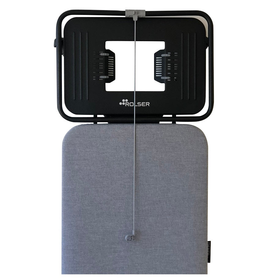 Bathroom board Rolser K-TRES Black Tube 120x38 cm Lido-Blanco/Negro (K03016-2064)