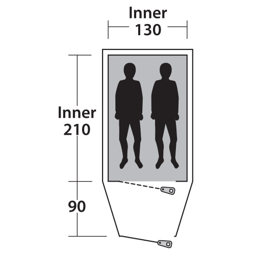 Outwell Earth 2 Blue (111049)