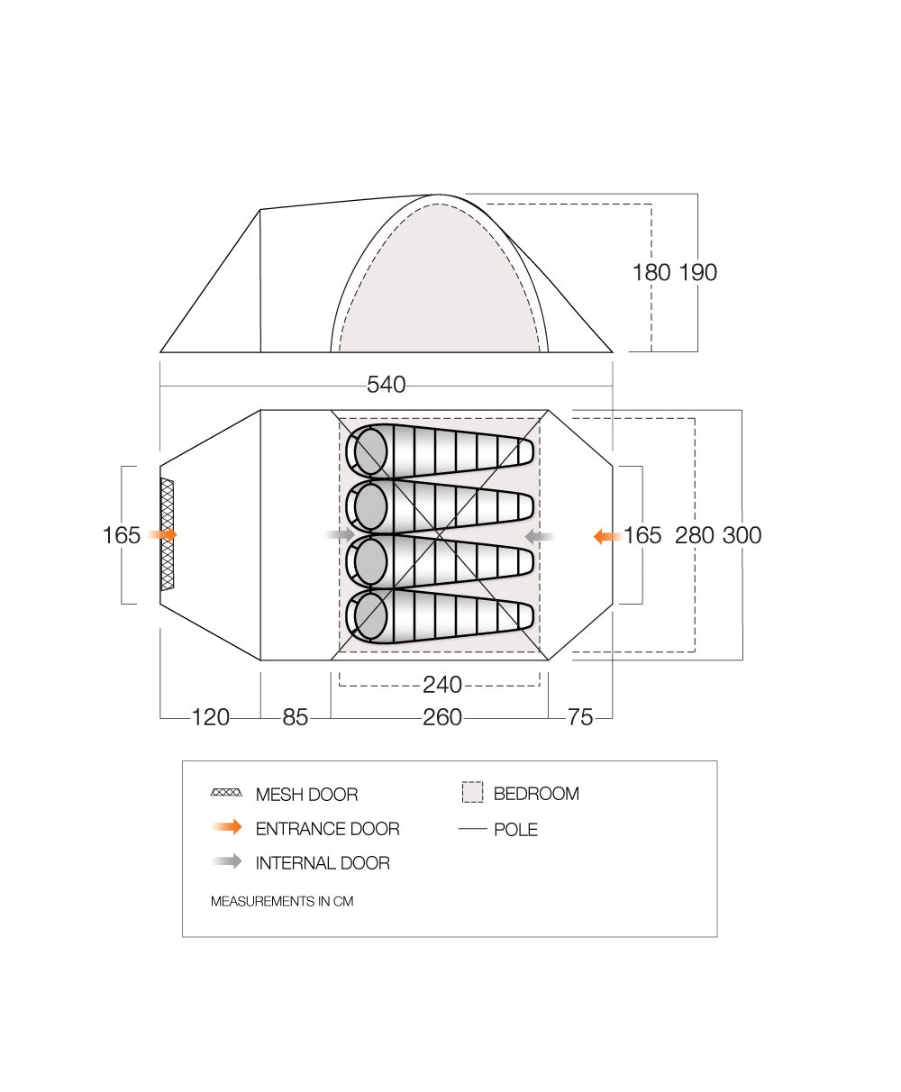 Mantle Vango Mokala 450 Mineral Green (TETMOKALA000001)