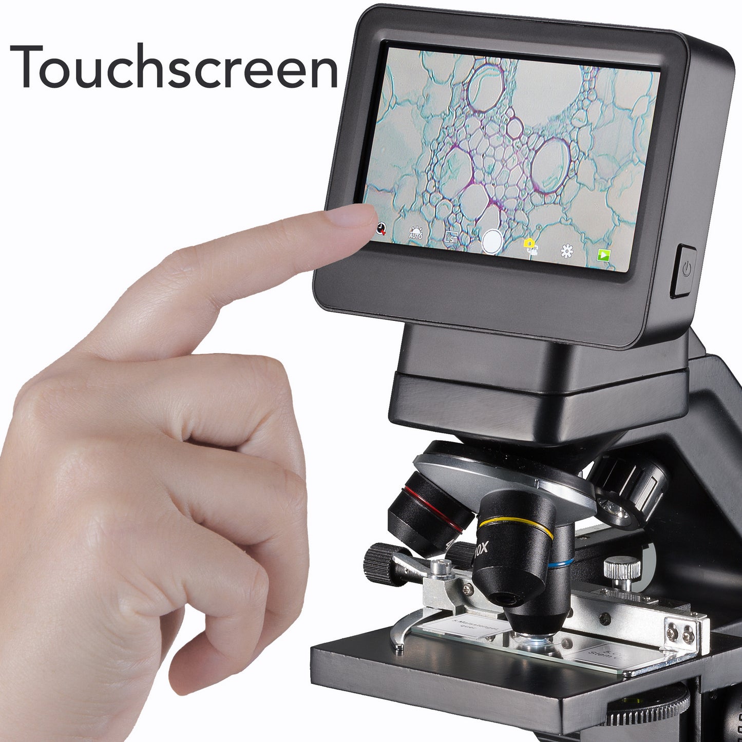 Microscope Bresser Biolux LCD Touch 5MP HDMI 30x-1200x (5201020)