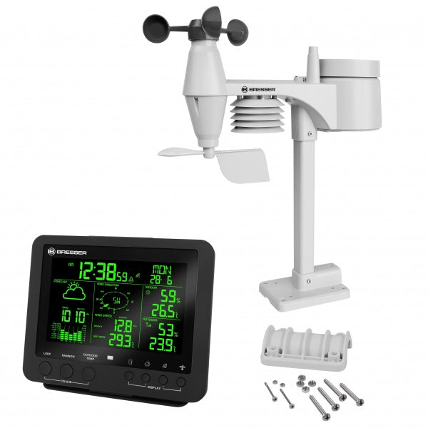 Weather station Bresser Weather Center 5-in-1 256 color Professional Black (7002520CM3000)