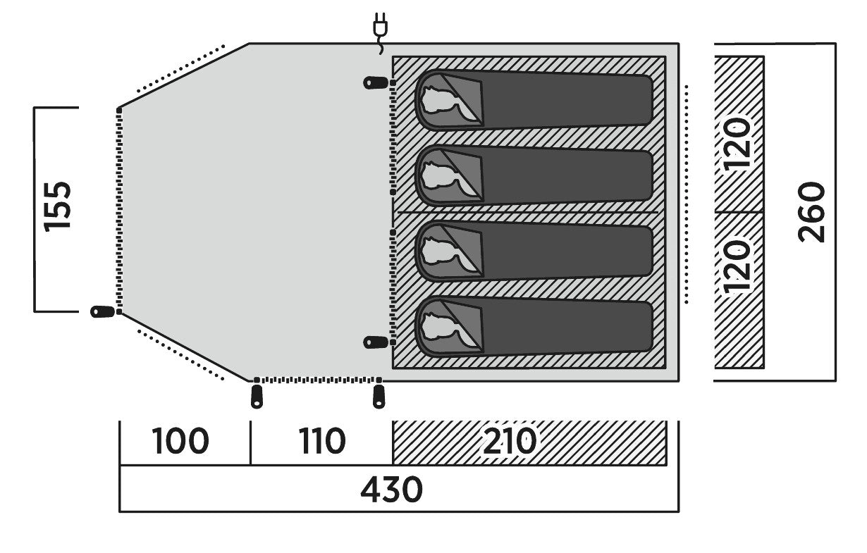 Mantle of the same name Easy Camp Hamra 4 (120494)