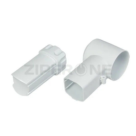 Grater housing with pusher 987.7030 for meat grinder Zelmer white