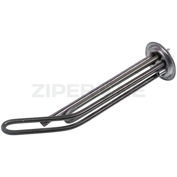 Water heater boiler heating element 2000W (stainless steel) L=280mm, flange 72mm (anode M6)