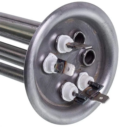 Water heater boiler heating element 2000W (stainless steel) L=280mm, flange 72mm (anode M6)