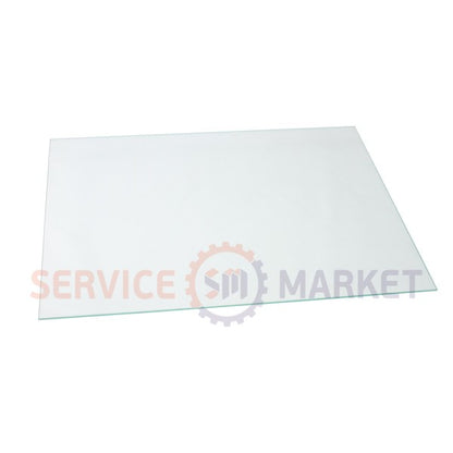 Shelf above the vegetable drawer in the refrigerator 481x331x4mm (glass without frame) Gorenje