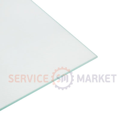 Shelf above the vegetable drawer in the refrigerator 481x331x4mm (glass without frame) Gorenje