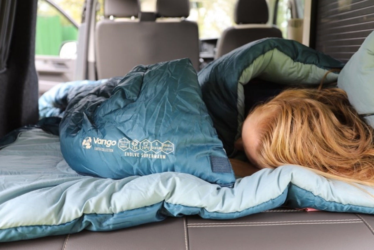 Sleeping bag Vango Evolve Superwarm Double/+2°C Moroccan Blue Twin (SBREVOLVEM23S68)