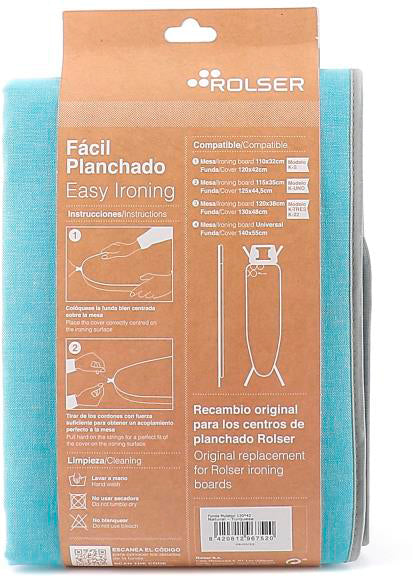 Rolser Muleton Turquesa ironing board cover 130 x 48 cm (FUR003-2088)