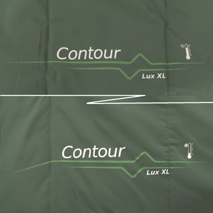 Sleeping bag Outwell Contour Lux XL Reversible/-1°C Green Left (230299)
