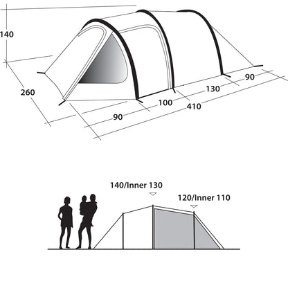 Outwell Earth 4 Blue (111051)