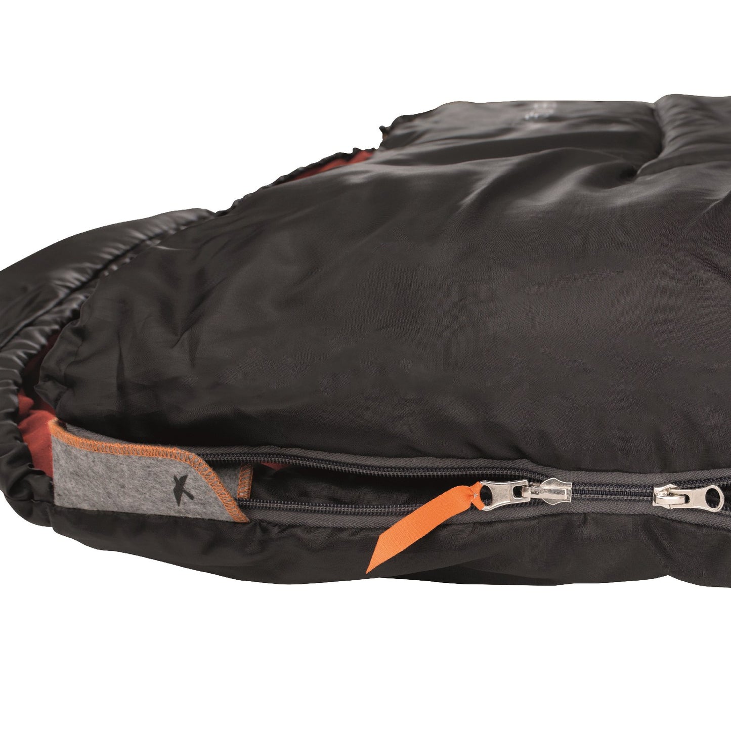 Sleeping bag Easy Camp Nebula XL/0°C Black Left (240158)