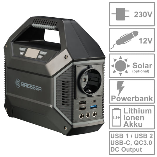 Portable charging station Bresser Portable Power Supply 100 Watt (3810000)