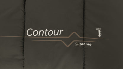 Sleeping bag Outwell Contour Supreme Reversible/-4°C Coffee Left (230369)