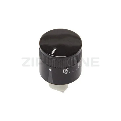 Temperature control knob for Gorenje oven black
