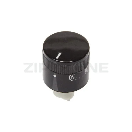 Temperature control knob for Gorenje oven black