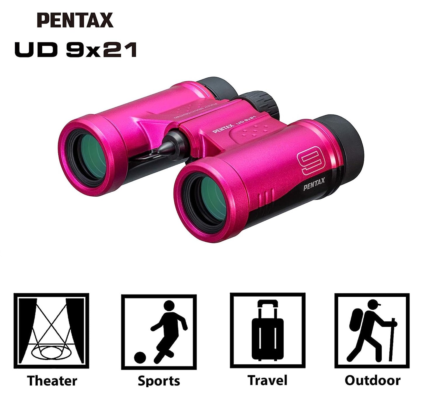 Binoculars Pentax UD 9x21 Pink (61815)