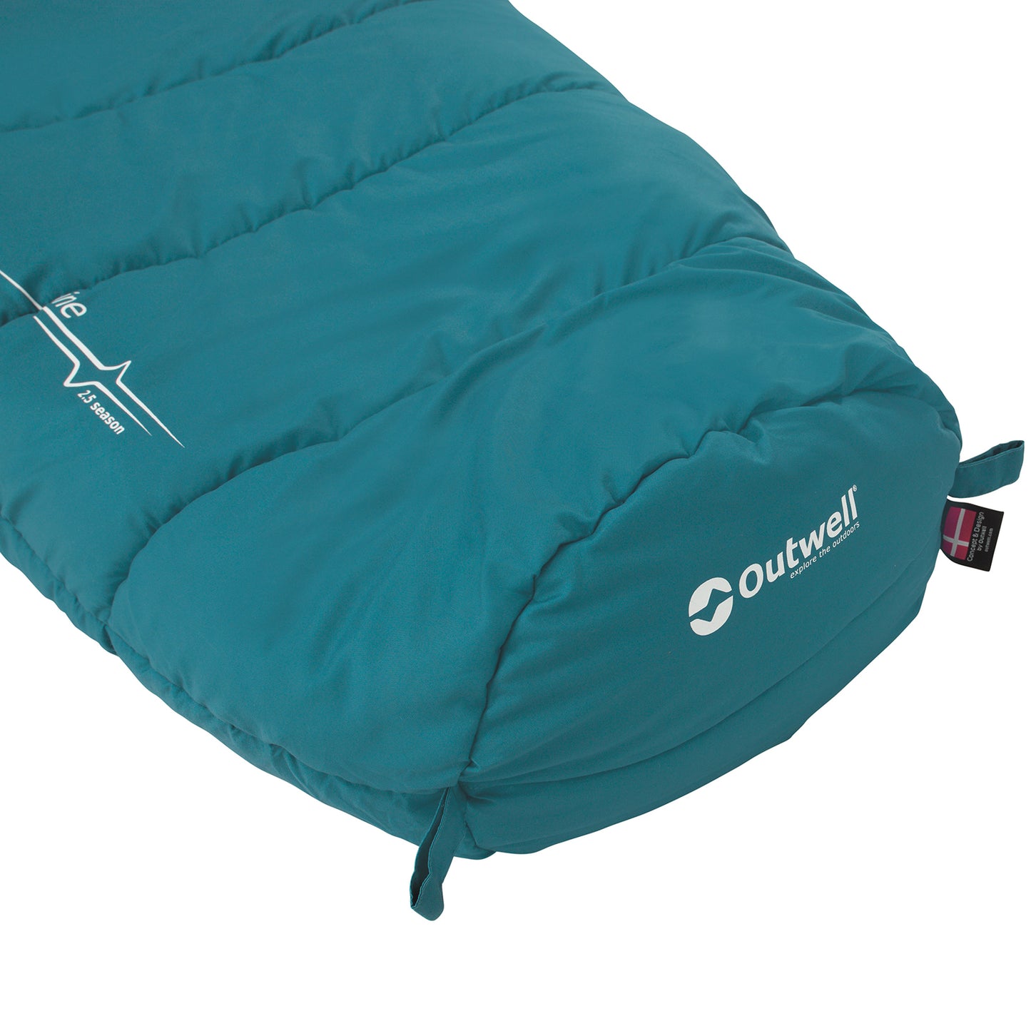 Sleeping Bag Outwell Pine Prime/-1°C Turquoise Left (230345)
