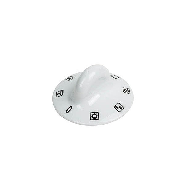 Oven mode control knob for Gorenje stove white