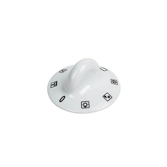 Oven mode control knob for Gorenje stove white