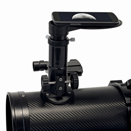Bresser Venus Solar 76/700 AZ Carbon Telescope with Smartphone Adapter (4541009)
