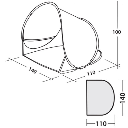 Beach tent Easy Camp Ocean 50 Ocean Blue (120299)