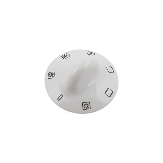 Oven mode control knob for Gorenje stove white