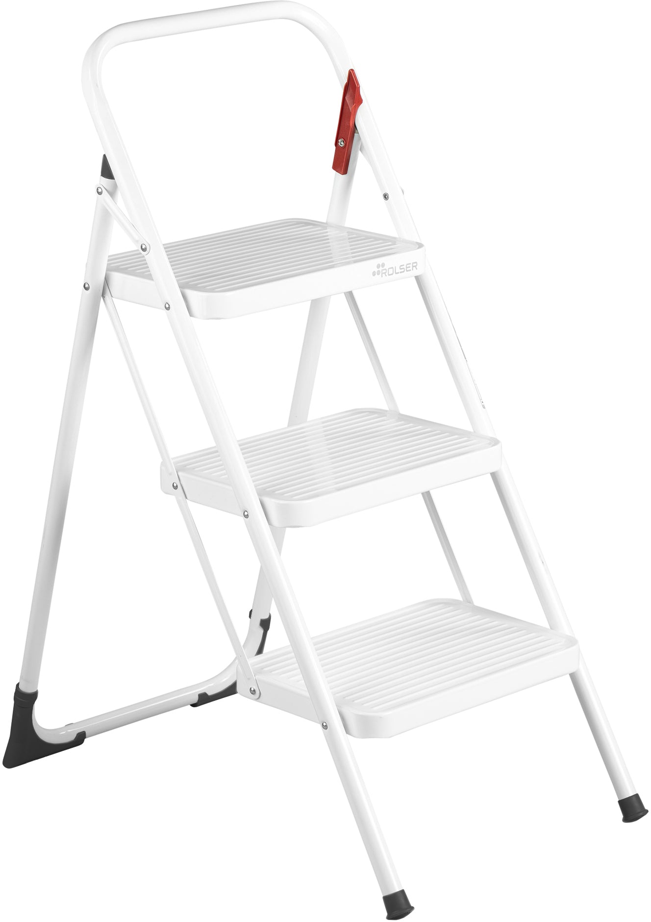 Драбина Rolser Taburete M/11 UNE 3 щаблі Blanco (MET004-1024)