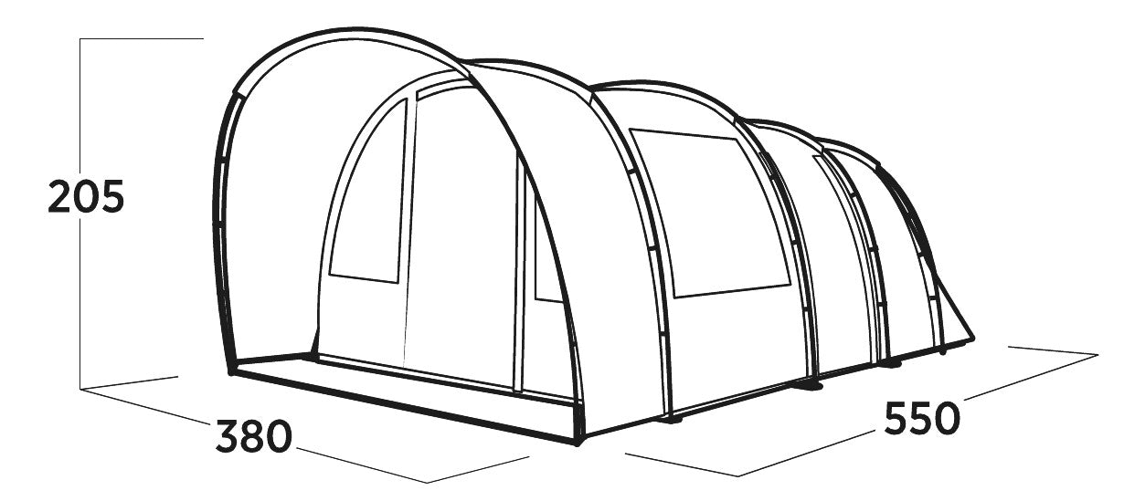 Easy Camp Skarvan 6 six-person tent (120498)