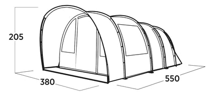 Easy Camp Skarvan 6 six-person tent (120498)