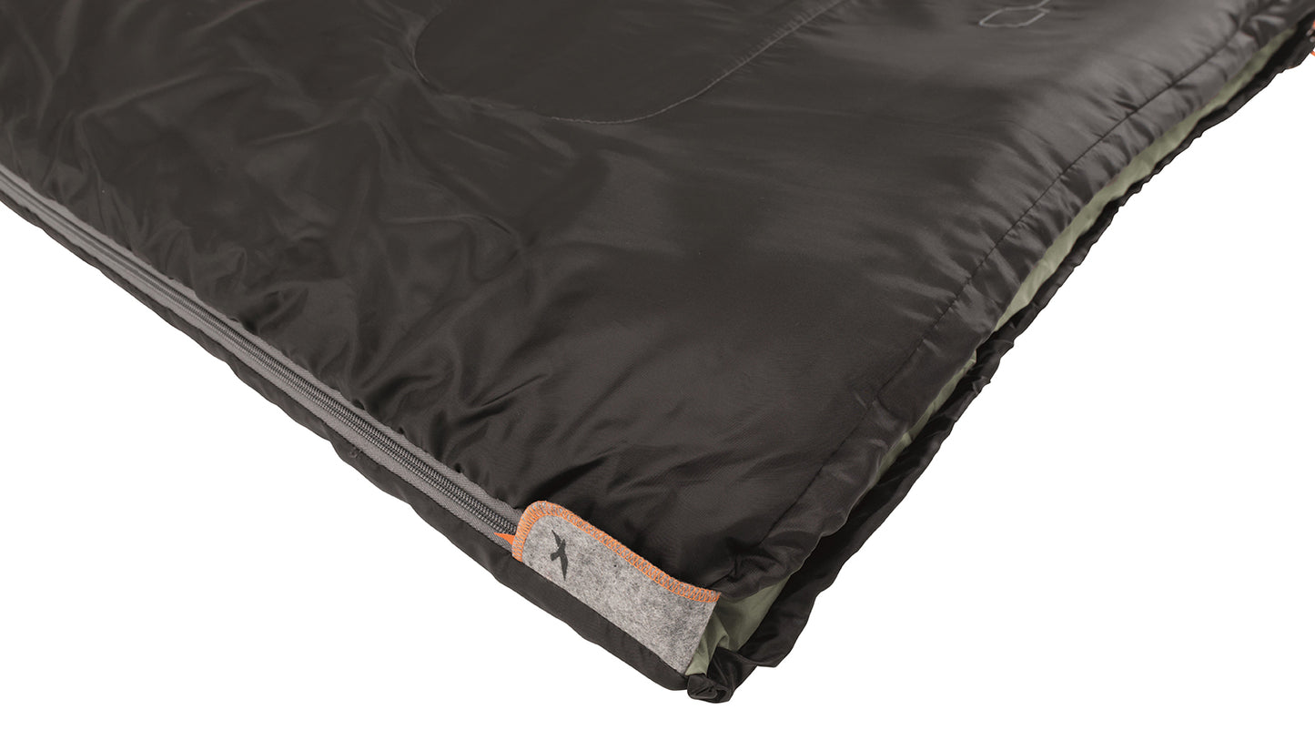 Sleeping bag Easy Camp Chakra/+10°C Black Left (240146)