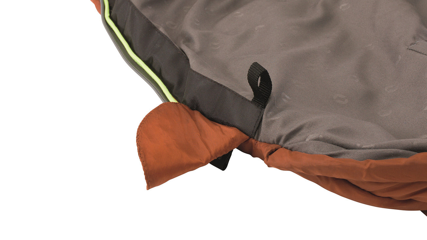 Sleeping bag Outwell Canella Lux/+4°C Warm Red Left (230358)