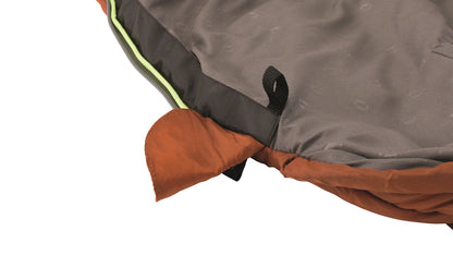 Sleeping bag Outwell Canella Lux/+4°C Warm Red Left (230358)