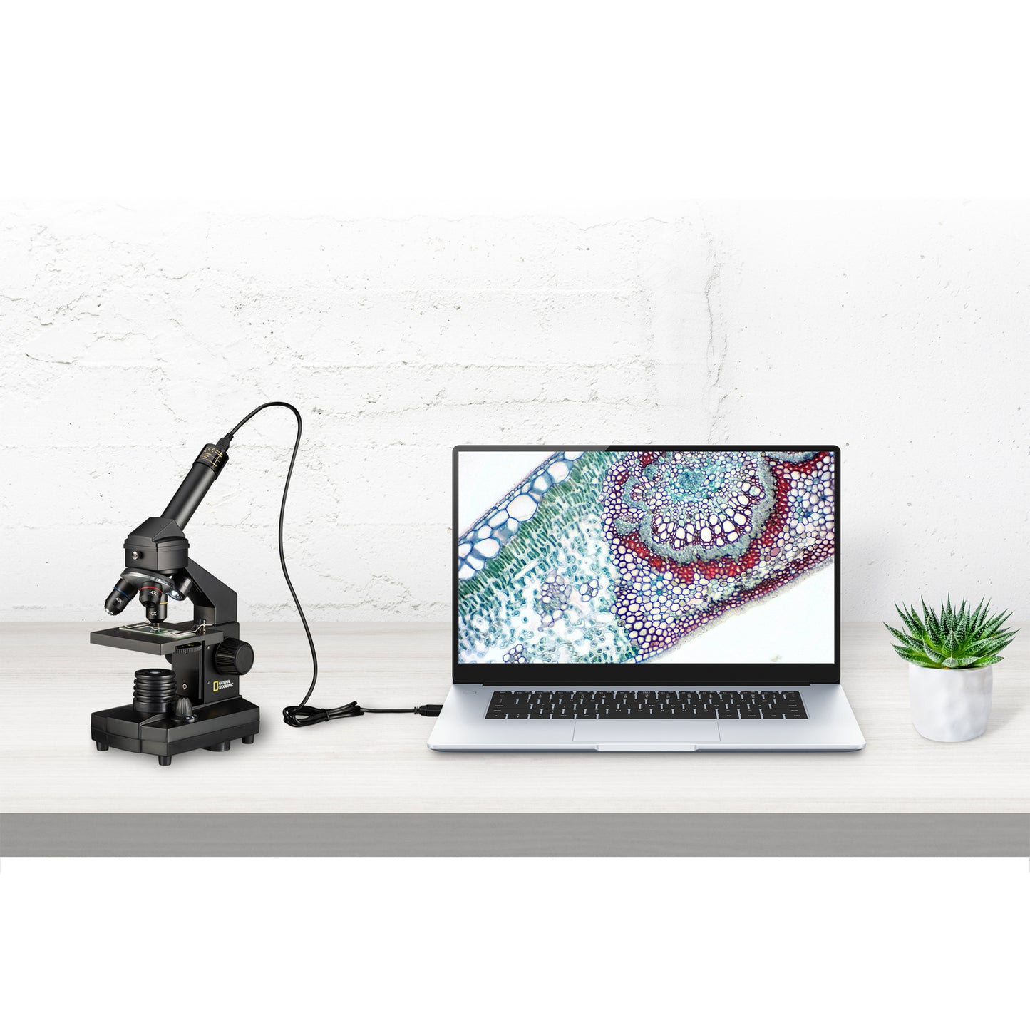 Microscope National Geographic 40x-1024x USB Camera with case (9039100)
