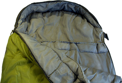 Sleeping bag High Peak TR 300/0°C Dark Grey/Green Left (23019)