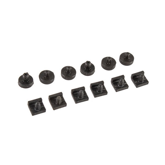 Set (12 pieces) of rubber gaskets for the Electrolux hob grate