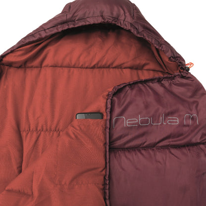 Sleeping bag Easy Camp Nebula M/+2°C Red Left (240157)