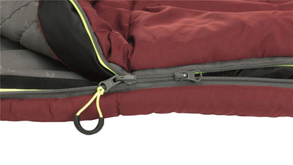 Sleeping bag Outwell Contour Lux Reversible/-3°C Red Right (230383)