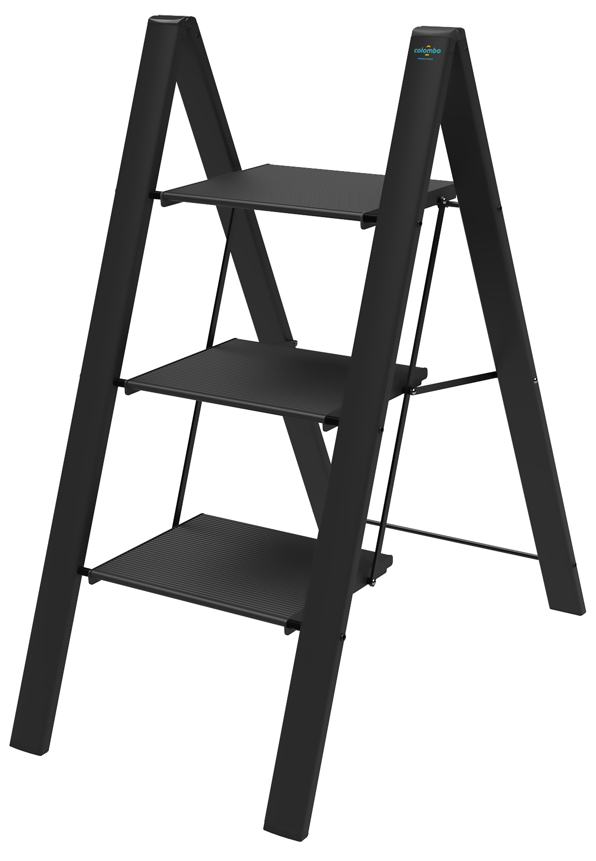 Драбина Colombo Leonardo Black 3 щаблі (G300A03W)