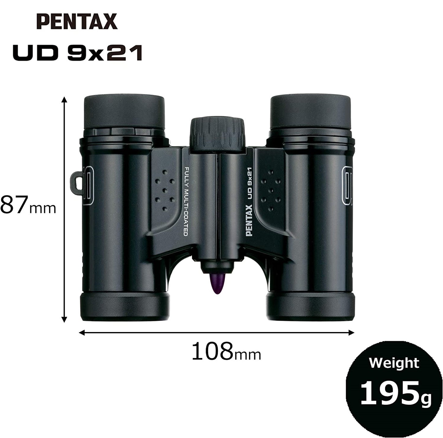 Binoculars Pentax UD 9x21 Black (61811)
