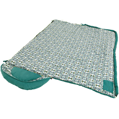 Sleeping bag Outwell Camper Supreme/-9°C Petrol Blue Left (230352)