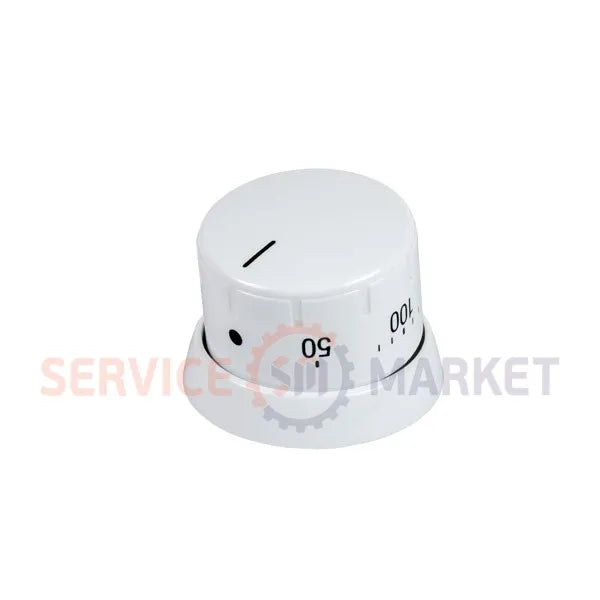 Oven Temperature Control Knob for Bosch Stove White