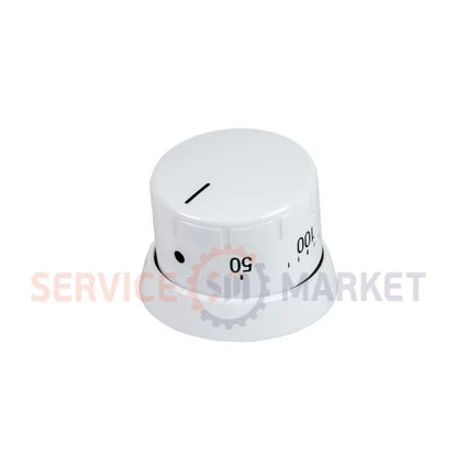 Oven Temperature Control Knob for Bosch Stove White