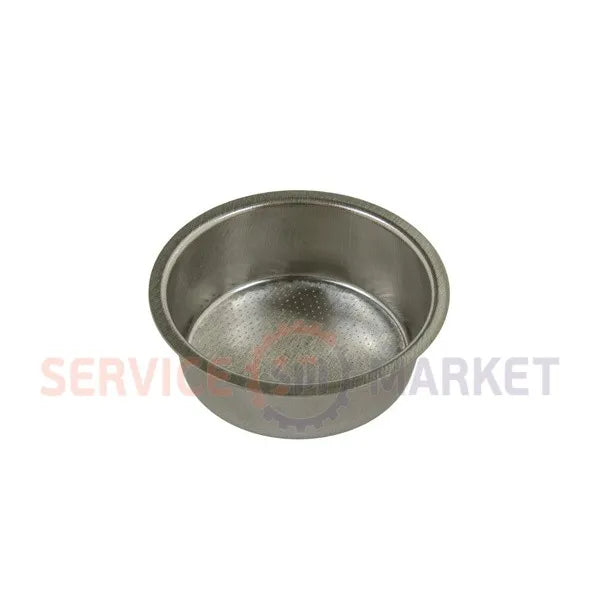 Filter-sieve for two pores. D=52mm D edge=60mm H=20mm for coffee maker DeLonghi