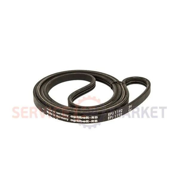 Washing Machine Belt (C00063428) 1192J3 EL White/Black