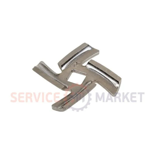 Meat grinder knife D=47mm s=5mm Otv.=9x9mm Delfa