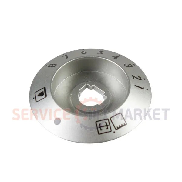Limb (disk) of the oven temperature control knob for the Gorenje stove, silver