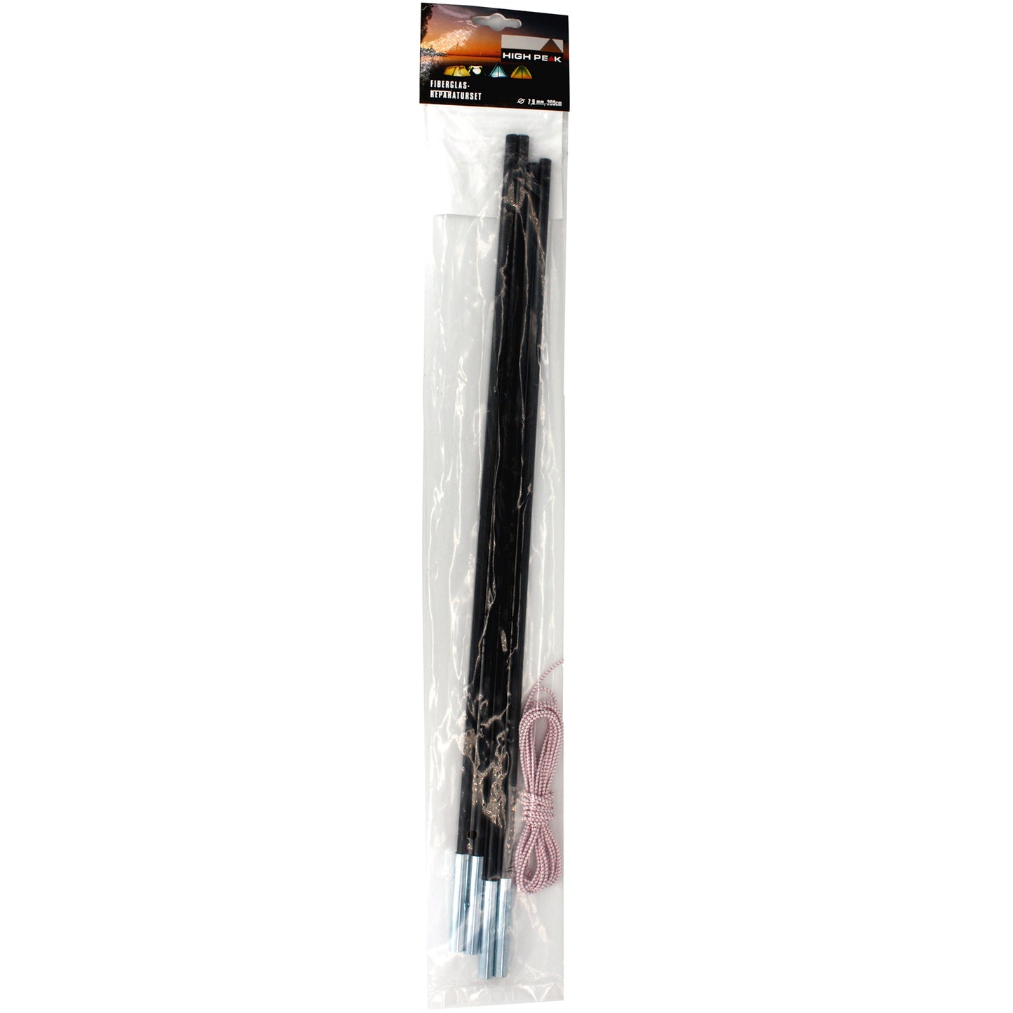 High Peak Fiberglass Repair Kit 7.9 mm Black (41710)