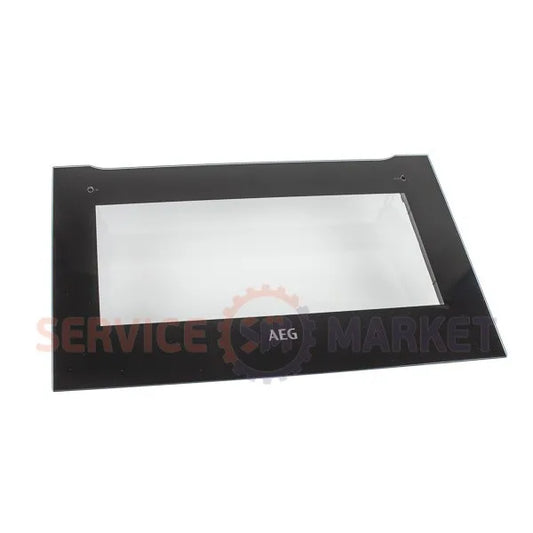 Glass 594x332mm outer door for oven AEG